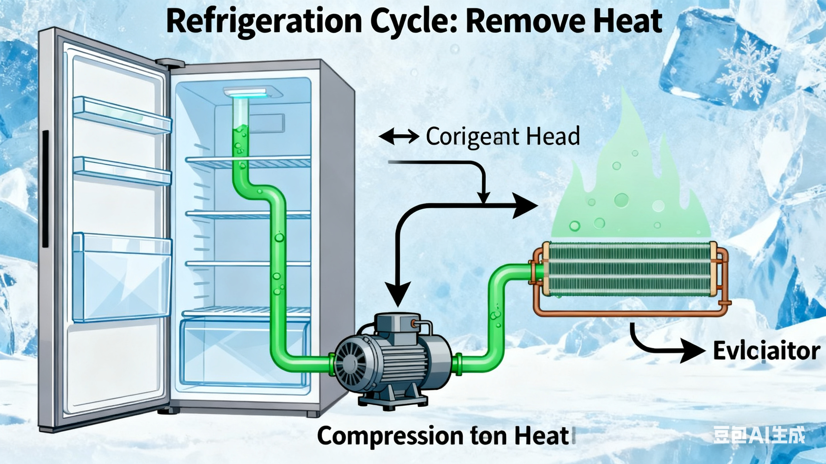 How Does a Refrigerator Keep Food Cold?